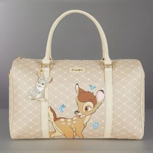 NWT Disney Bambi Weekender Overnight Travel Bag with Thumper Charm